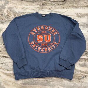 Syracuse University SU Blue Crewneck Size Medium